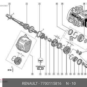 8200138448 8200138448 renault laguna ii saĞ Ön tampon baĞlanti ayaĞi (kopya)