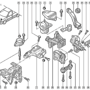 7700419775 renault laguna n7q volvo motorlu motor kulak