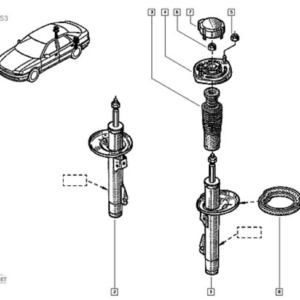 7700426728 renault safrane Ön amortİsÖr yenİ sifir (kopya)